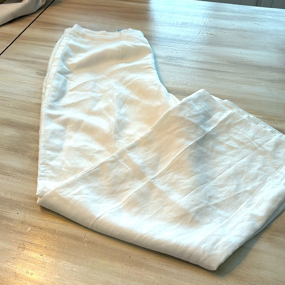 LE SUIT white pants, lined . NWOT